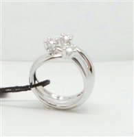 Tribano - Via Roma, 9 - Anello Recarlo Donna Eternity in Oro bianco Diamante 0.5 Ct R02TY677-14 - R02TY677-15